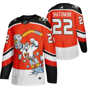 Herren Anaheim Ducks Eishockey Trikot Kevin Shattenkirk Orange 2020-21 Reverse Retro 3rd Authentic